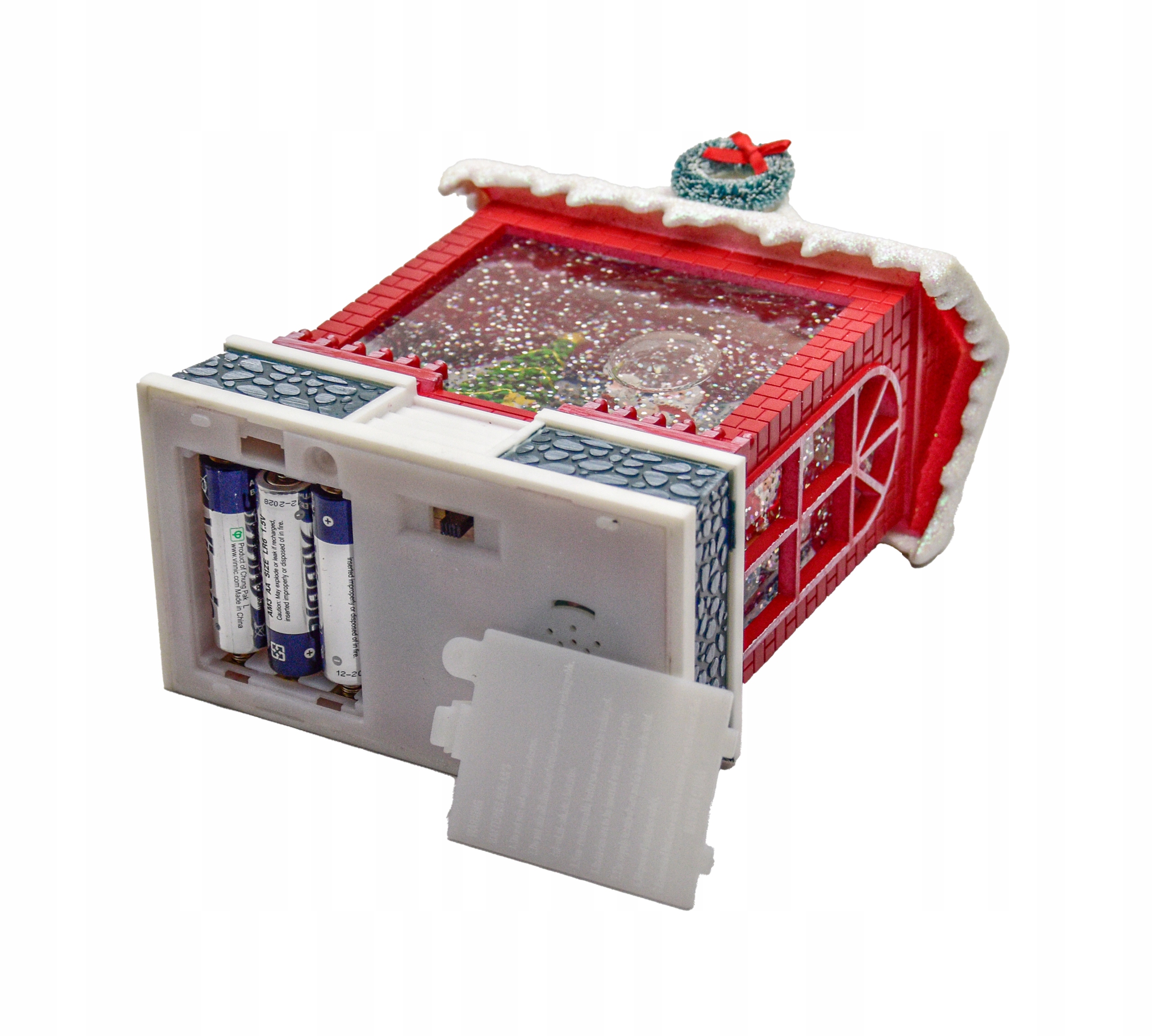 ŚWIĄTECZNY LAMPION POZYTYWKA DOM DOMEK MIKOŁAJ PIESEK NA BATERIE USB Marka bez marki