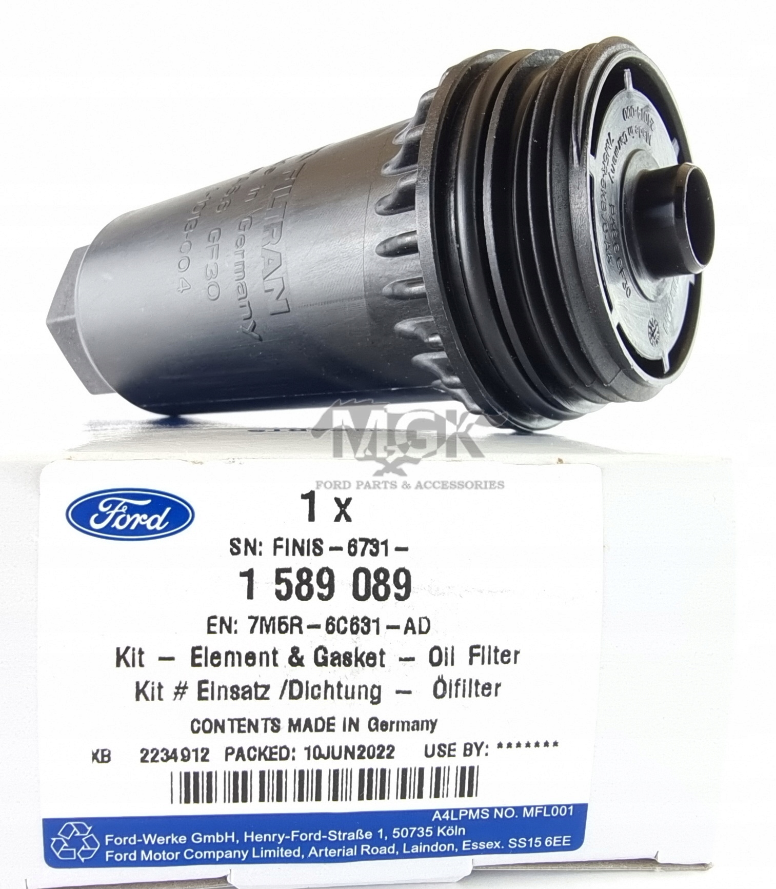 FILTR SKRZYNI BIEGÓW POWERSHIFT FORD S-MAX 2006-15 Producent części Ford OE