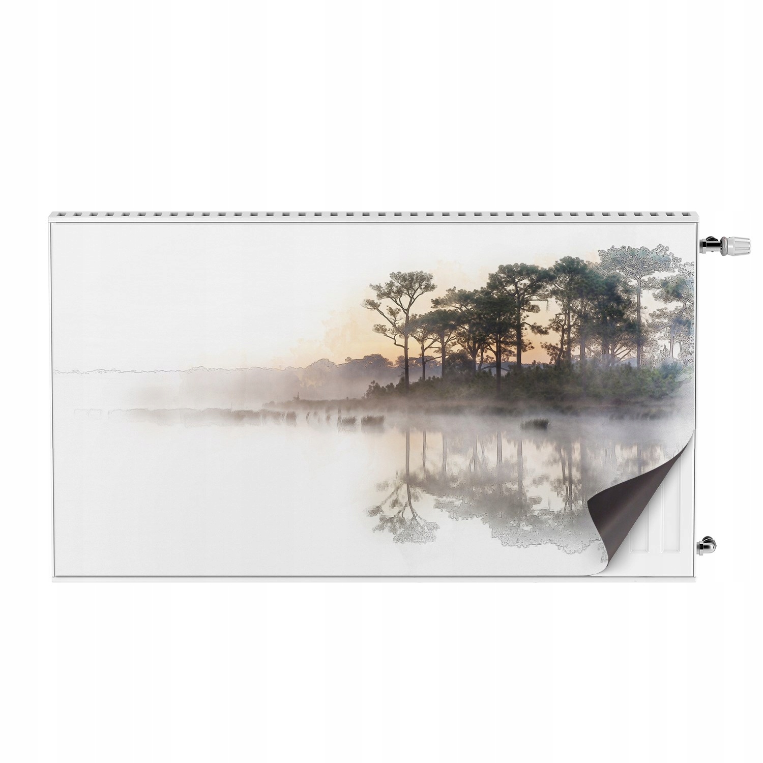 Magnet na radiátor 110x60 do pokoje Východní jezero