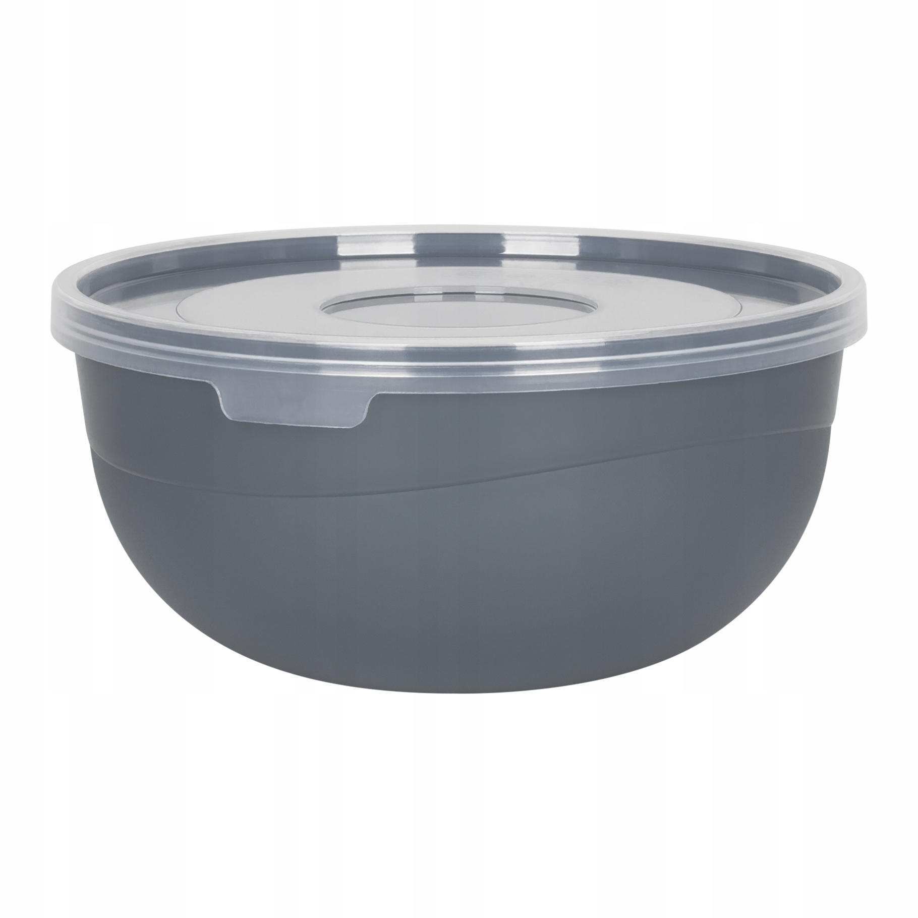 MISECZKA MISKA KUCHENNA PLASTIKOWA DO ŻYWNOŚCI Z POKRYWKĄ 0,7L 14CM C SZARY Stan opakowania oryginalne