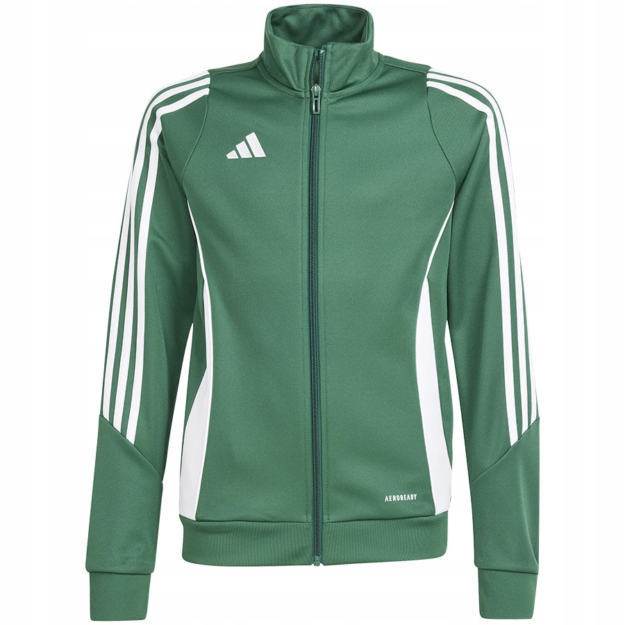 Bluza adidas Tiro 24 Training Jacket Jr IR7503 zielony 152 cm