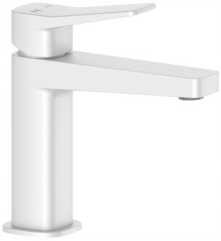 Kfa Umývadlová Batéria S Vypúšťačom Klik-klak Malaga, Biela