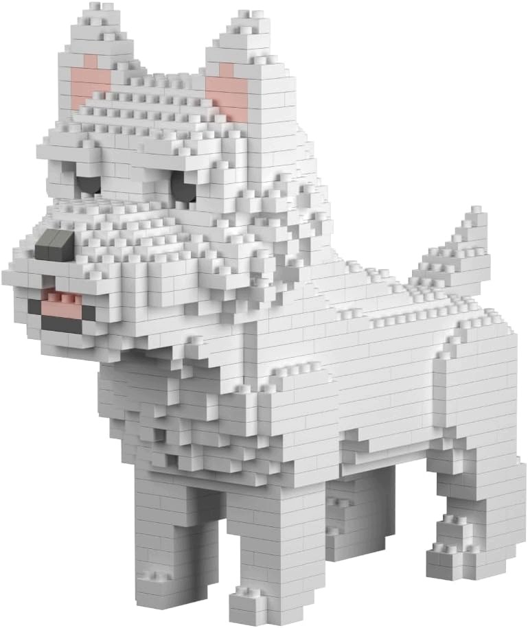 Zestaw konstrukcyjny dla dzieci West Highland White Terrier 740 klocków