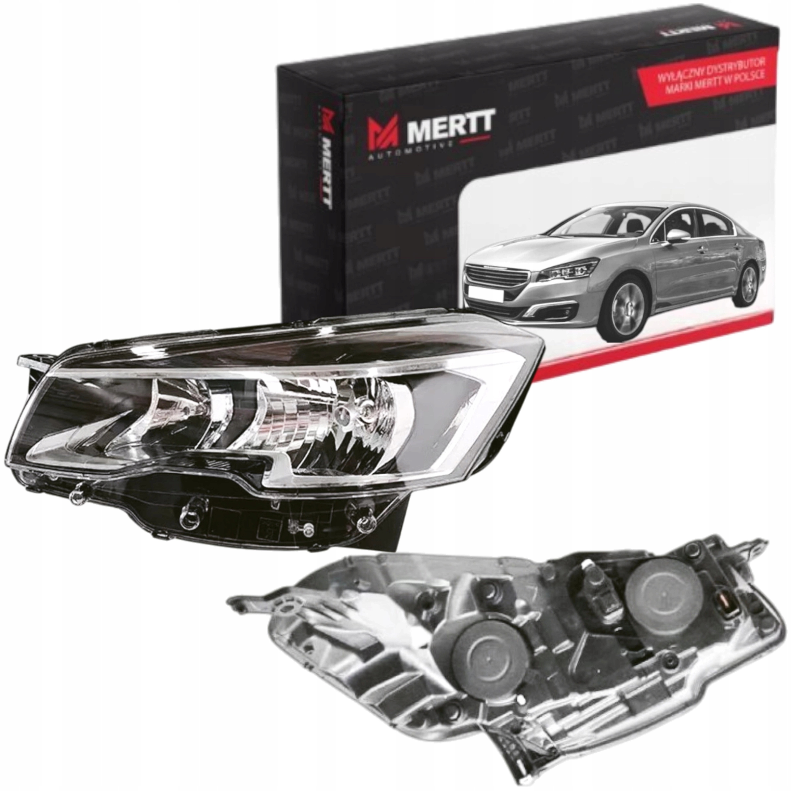 Peugeot 508 I 2014-2019 Lampa Světlomet Přední Levá 9807241280 9809087180