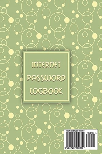 Robins, Vanessa Internet Password Logbook: Password Organizer Journal Noteb Język publikacji angielski