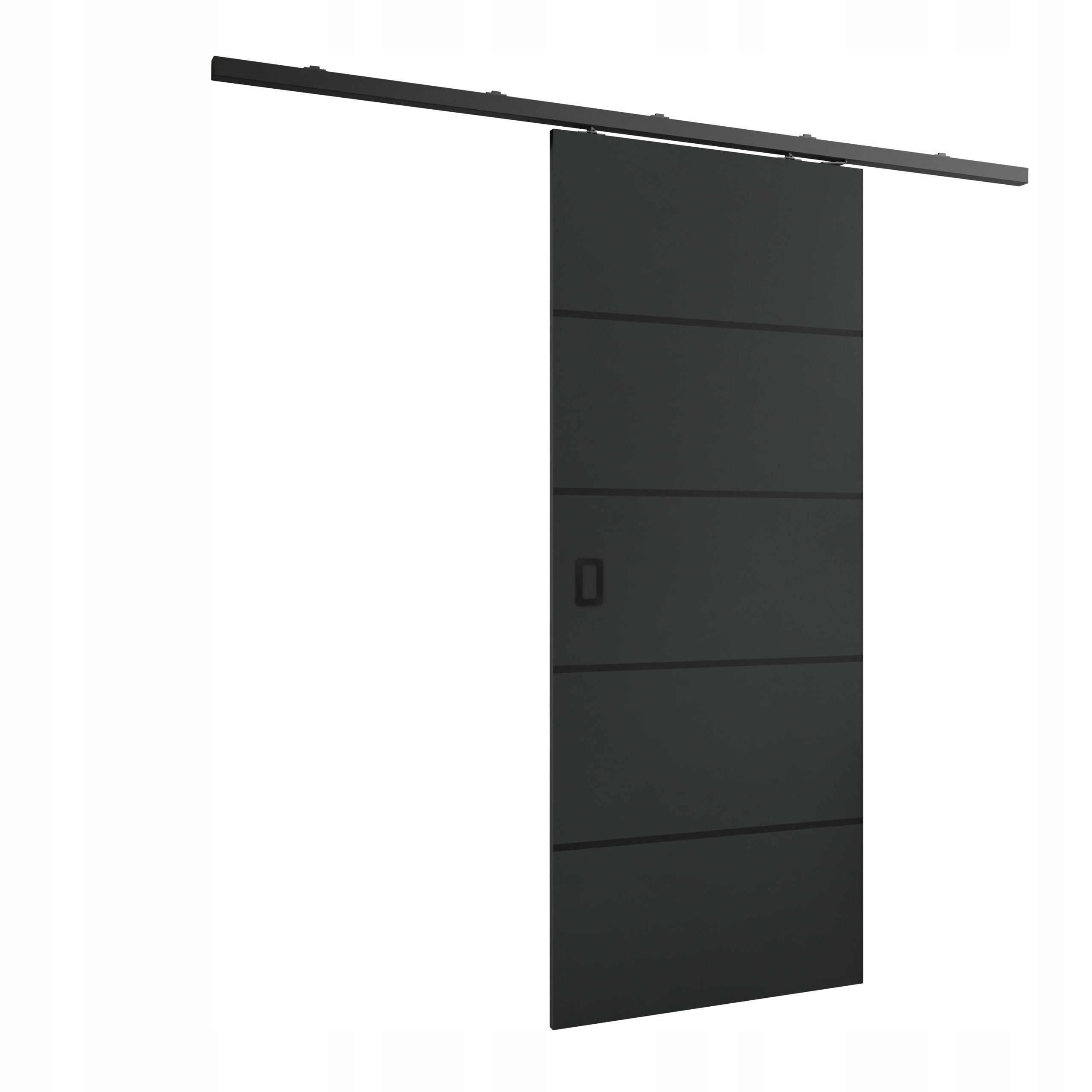 Posuvné nástěnné dveře HS-45 Wermo Plus 60 grafit antracit
