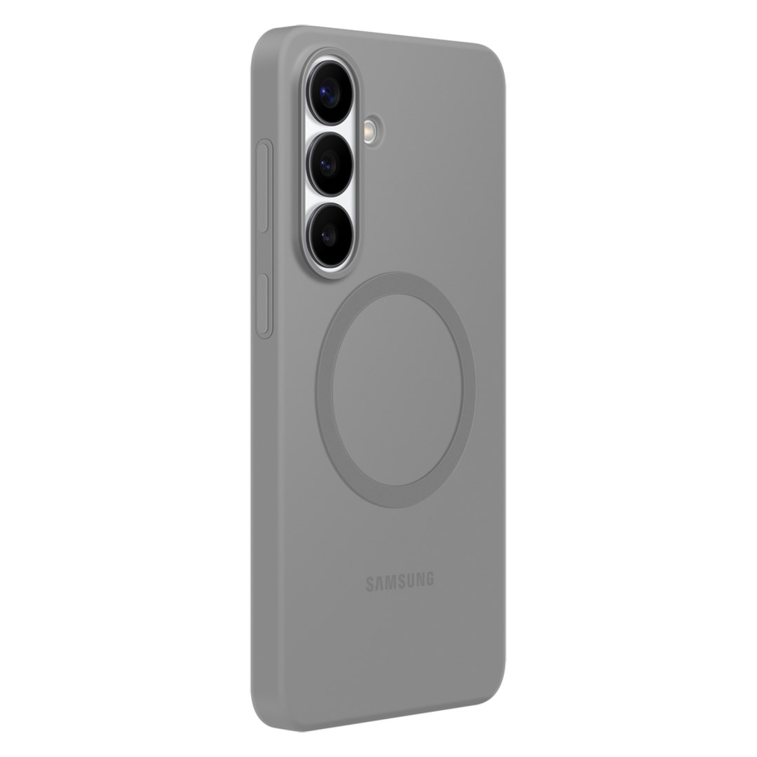 Pouzdro obal na Samsung Galaxy S26 Silicone Magnet Case MagSafe šedý