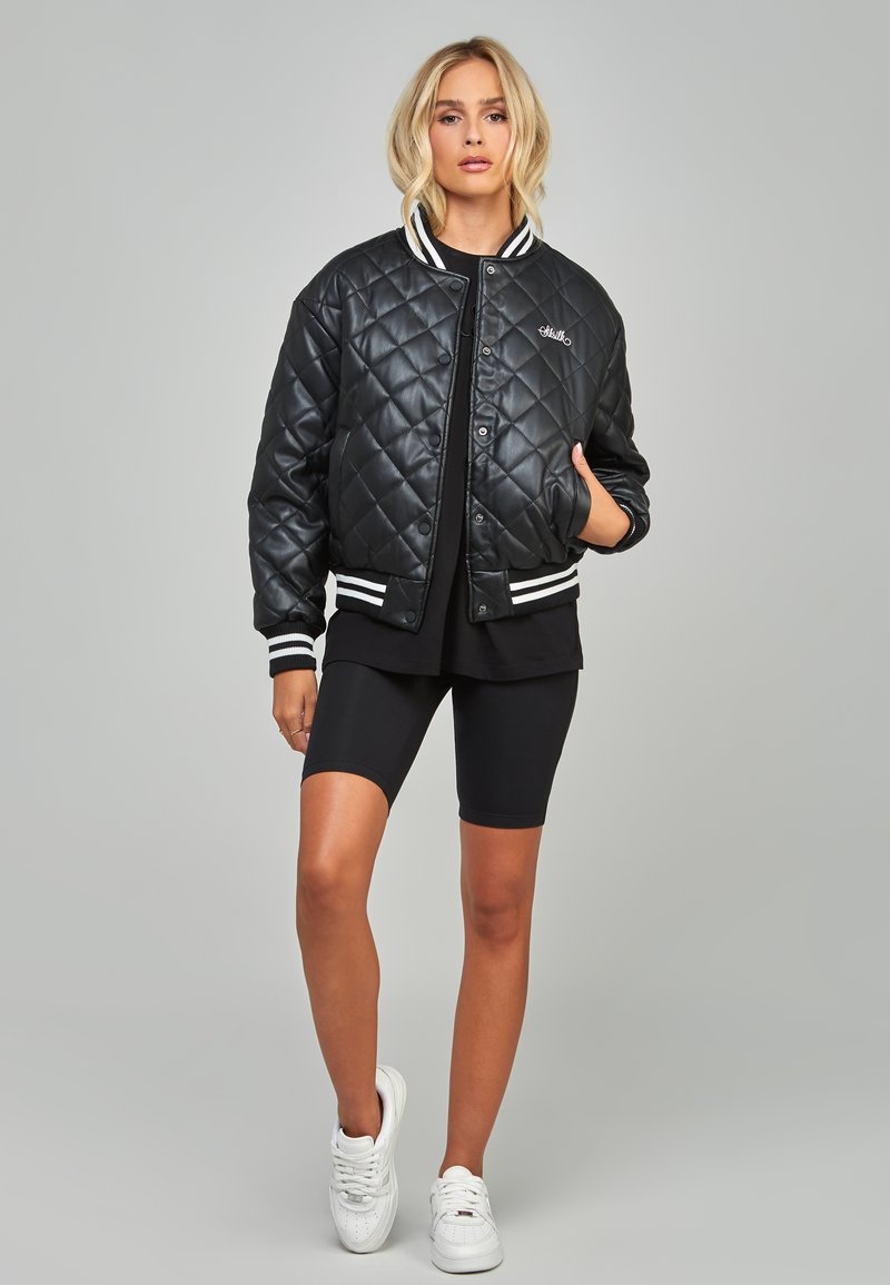 Bunda bomber z ekologické kůže Siksilk 38