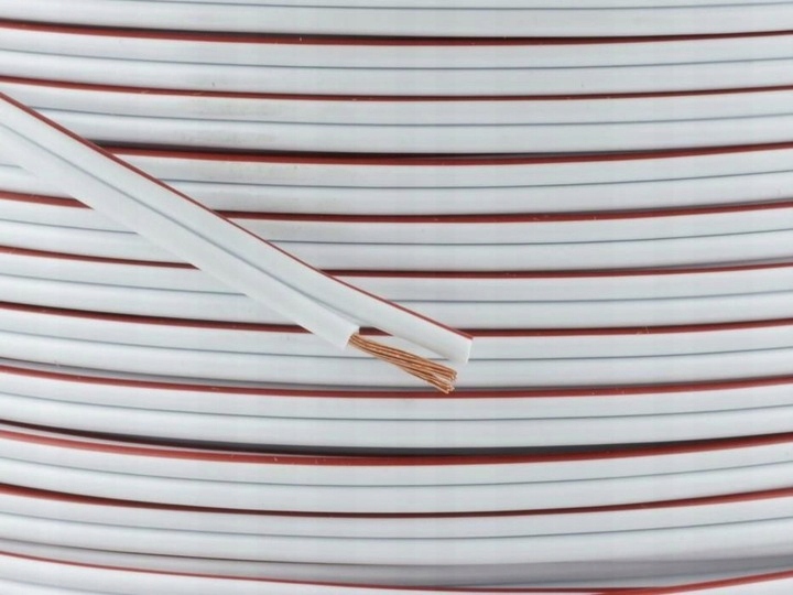 PRZEWÓD KABEL do LED 2 żyłowy 1mb 2x0,35 BIAŁY Kod producenta Przewód do LED 2x0,35