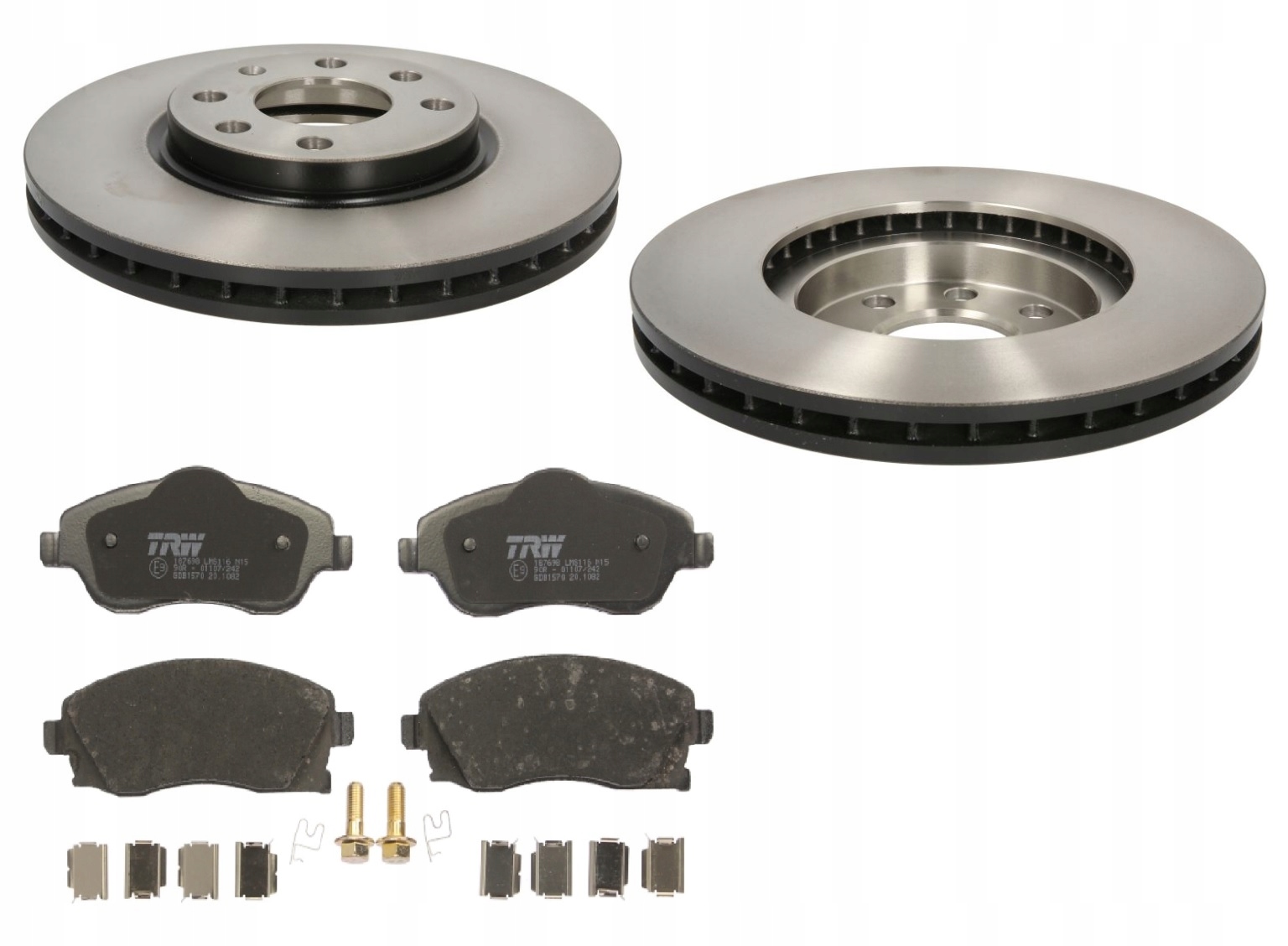 OPEL Corsa C тормозные колодки и диски передние вентиляционные