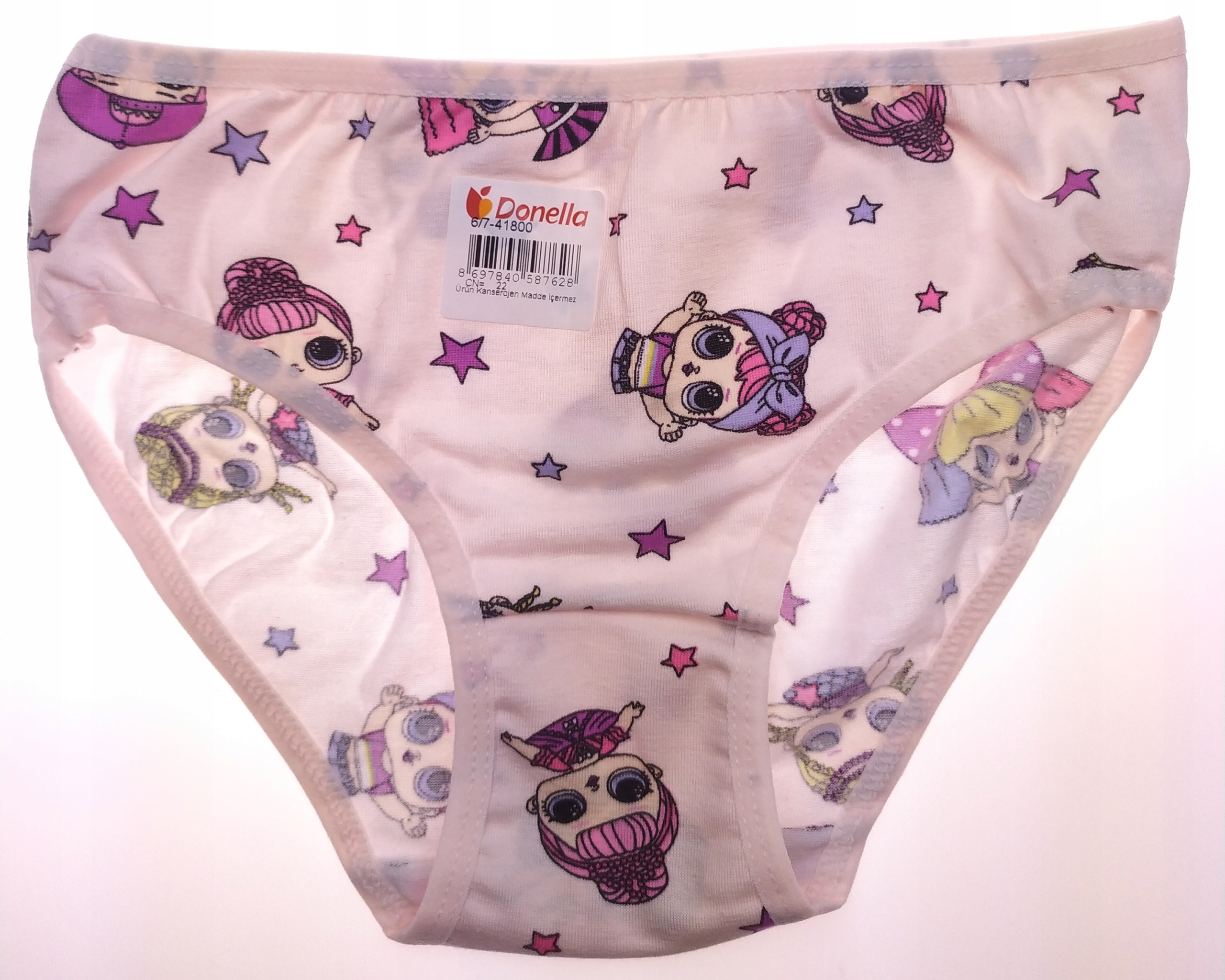 Majtki Dziewczęce 2 szt. Tureckie LOL roz.98-104 Płeć dziewczynki