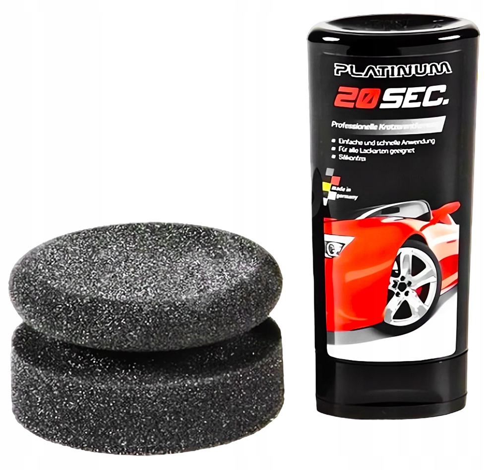 Zestaw do usuwania rys zarysowań pasta gąbka PLATINUM 20 SEC Numer katalogowy producenta DA 20SEC