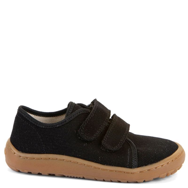 Froddo G1700440 Black kapcie barefoot dziecięce Canvas czarne 35
