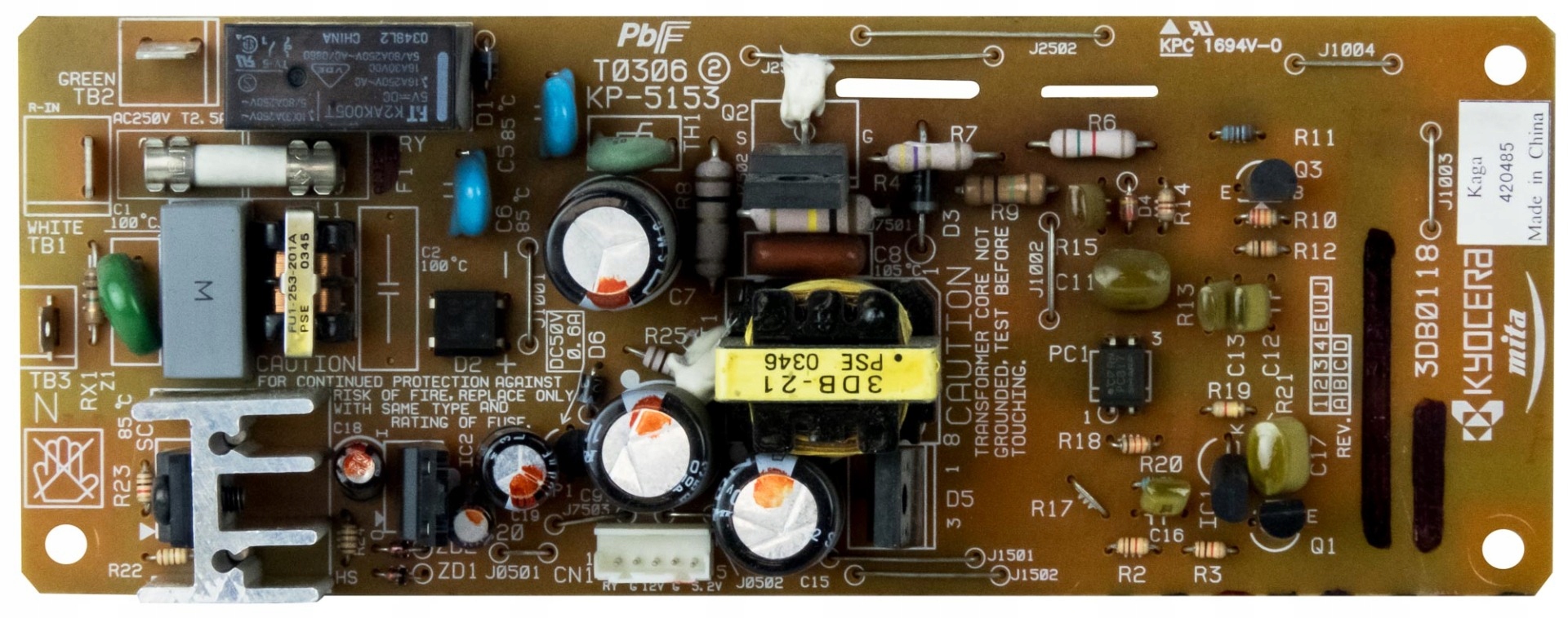 Kyocera KP-5153 T0306 Deska KM5035 KM3035 KM4035
