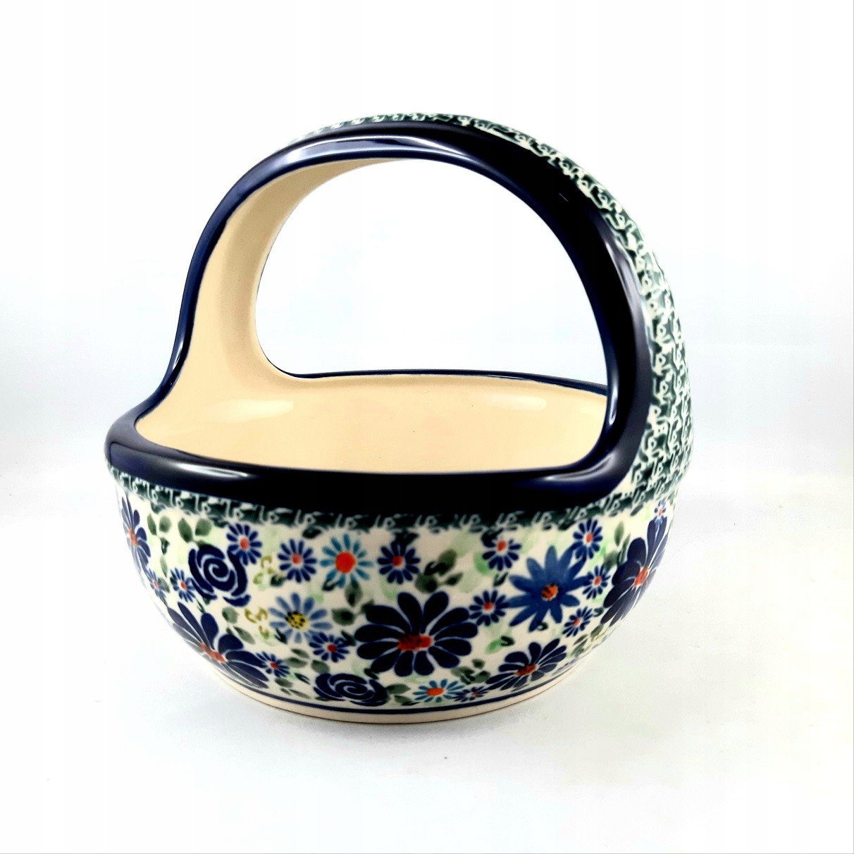 SALATERKA KOSZYK V:1,0L DU126 CERAMIKA BOLESŁAWIEC