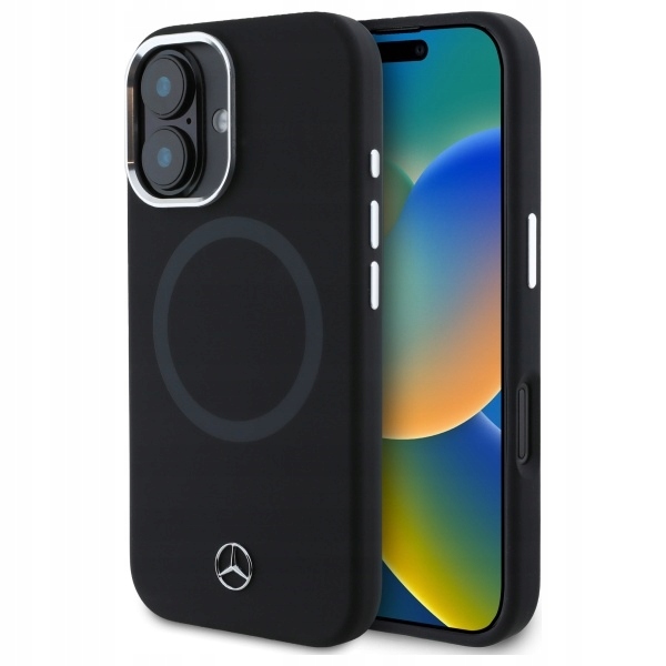 Mercedes MEHMP16S23SUTTK iPhone 16 6. 1" czarny/ black hardcase Silicone