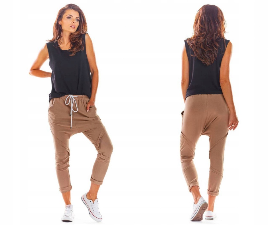 Sportovní baggy kalhoty se sníženým rozkrokem S/m