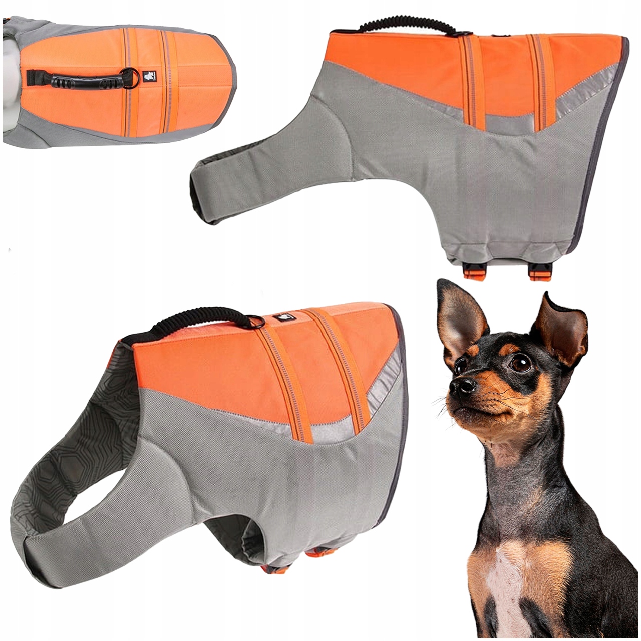 Levně Kapoková Záchranná Vesta Pro Psa Truelove Dive Oranžová Malý Pes Xs