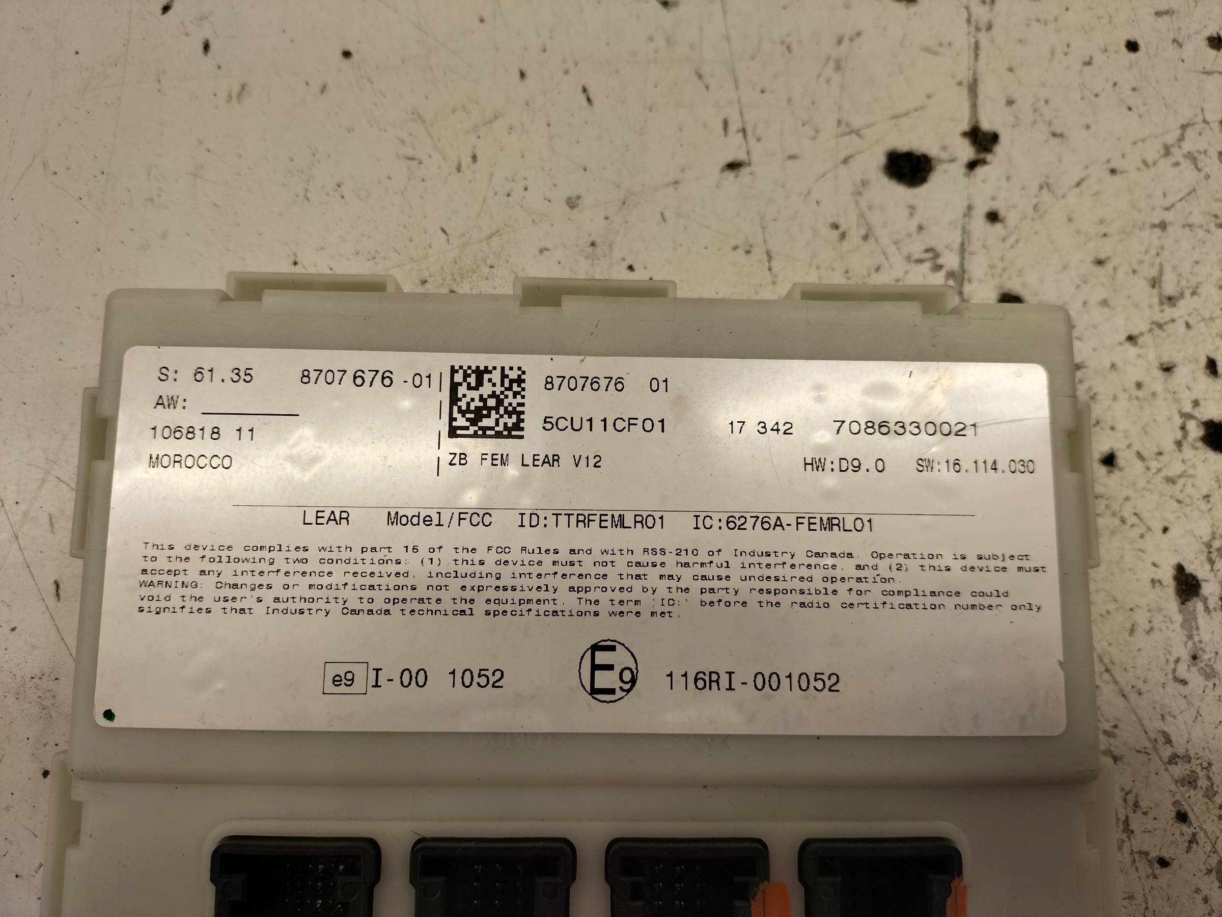 Module 8707676 Bmw Seria 3 VI (2011 – 2018) F31