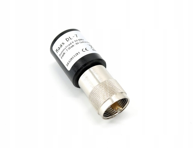 Sztuczne obciążenie 50 Ohm Maas DL-7 7W DC-50MHz wtyk PL-259 dummy load