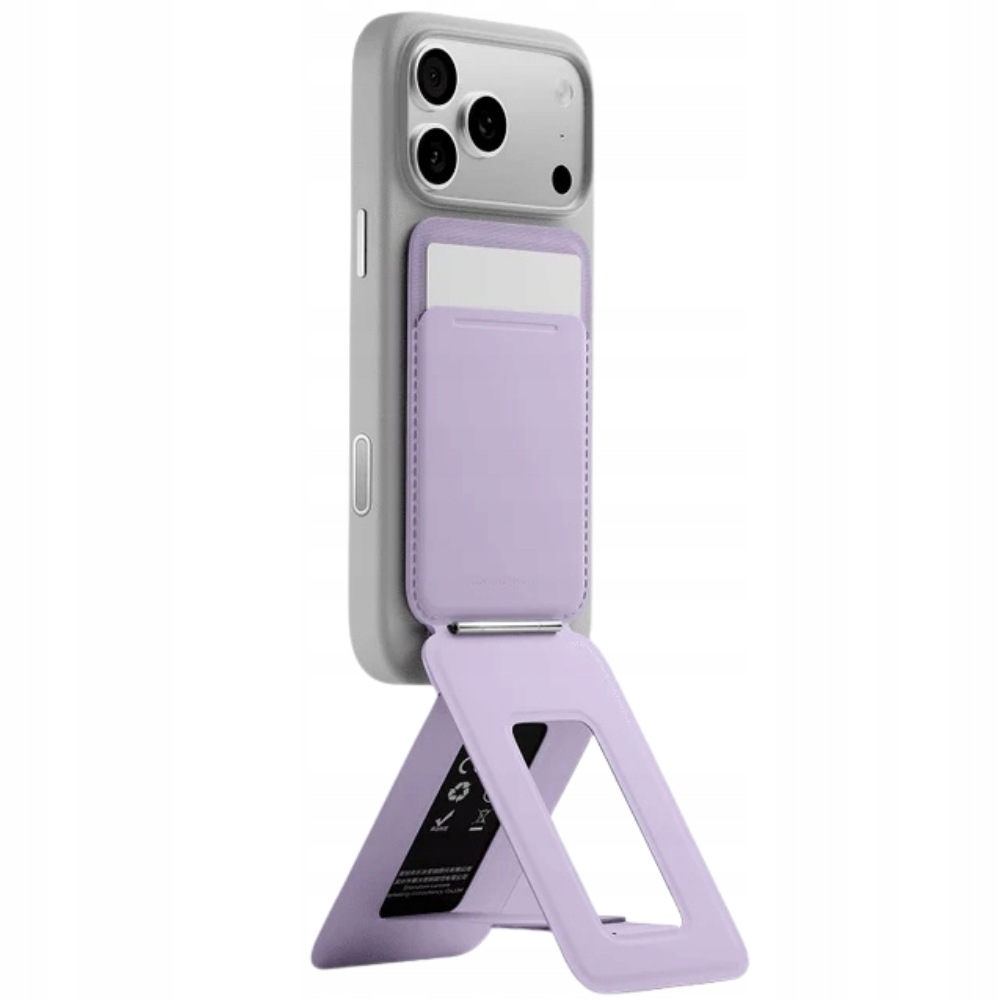 Magnetická peněženka Moft Movas Tripod MagSafe fialová