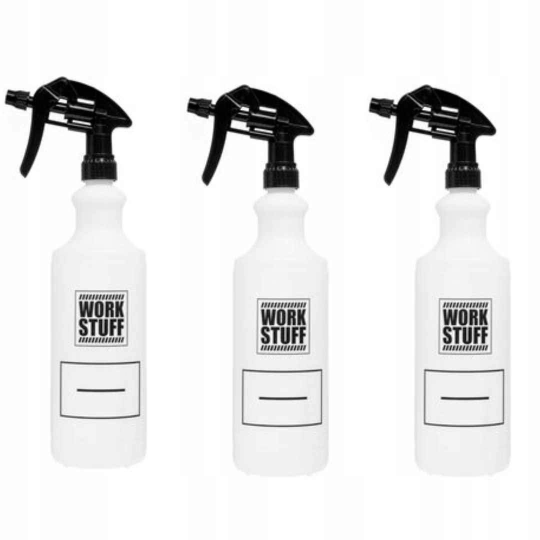 Work Stuff Work Bottle 1L Trigger zestaw 3 sztuki butelka