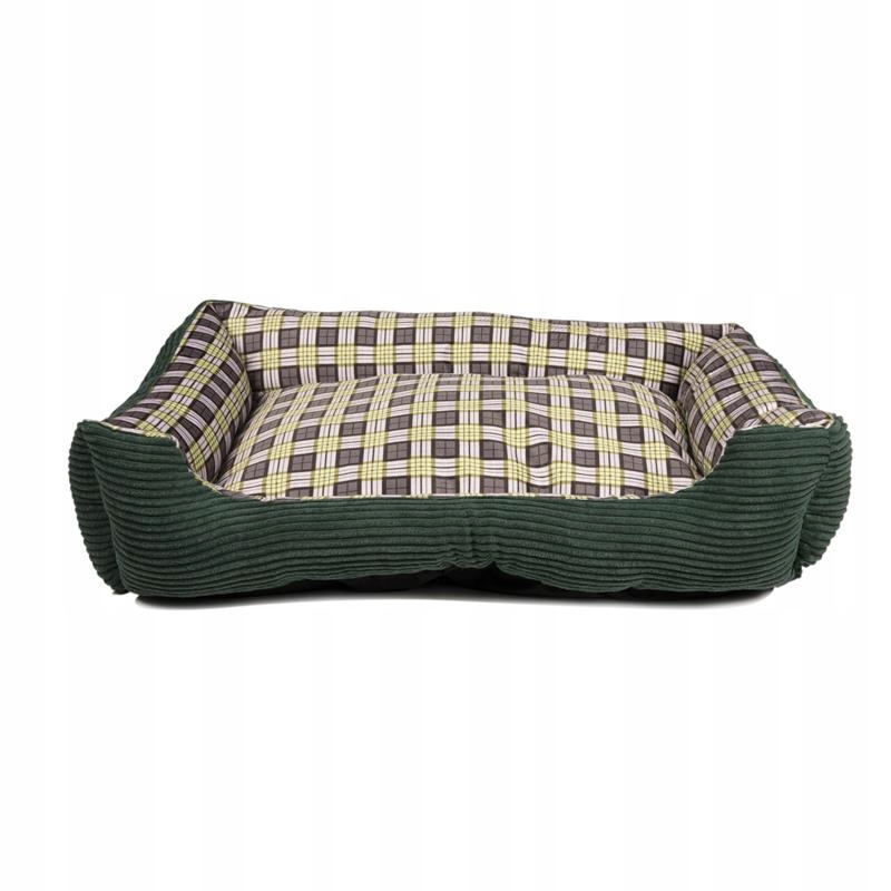 Levně Měkký pelíšek pelíšek pro psa 75 x 58 x 19 cm vel. L (zelená)