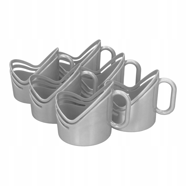 KOSZYCZKI UCHWYTY DO SZKLANEK 6 SZT PLASTIKOWE Marka Jagiełło