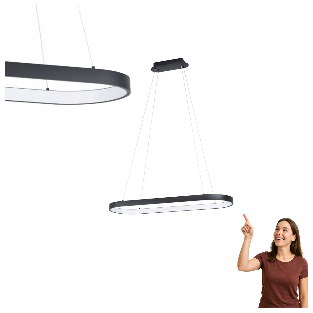 Led závesná lampa 27W Codriales 99358 Eglo