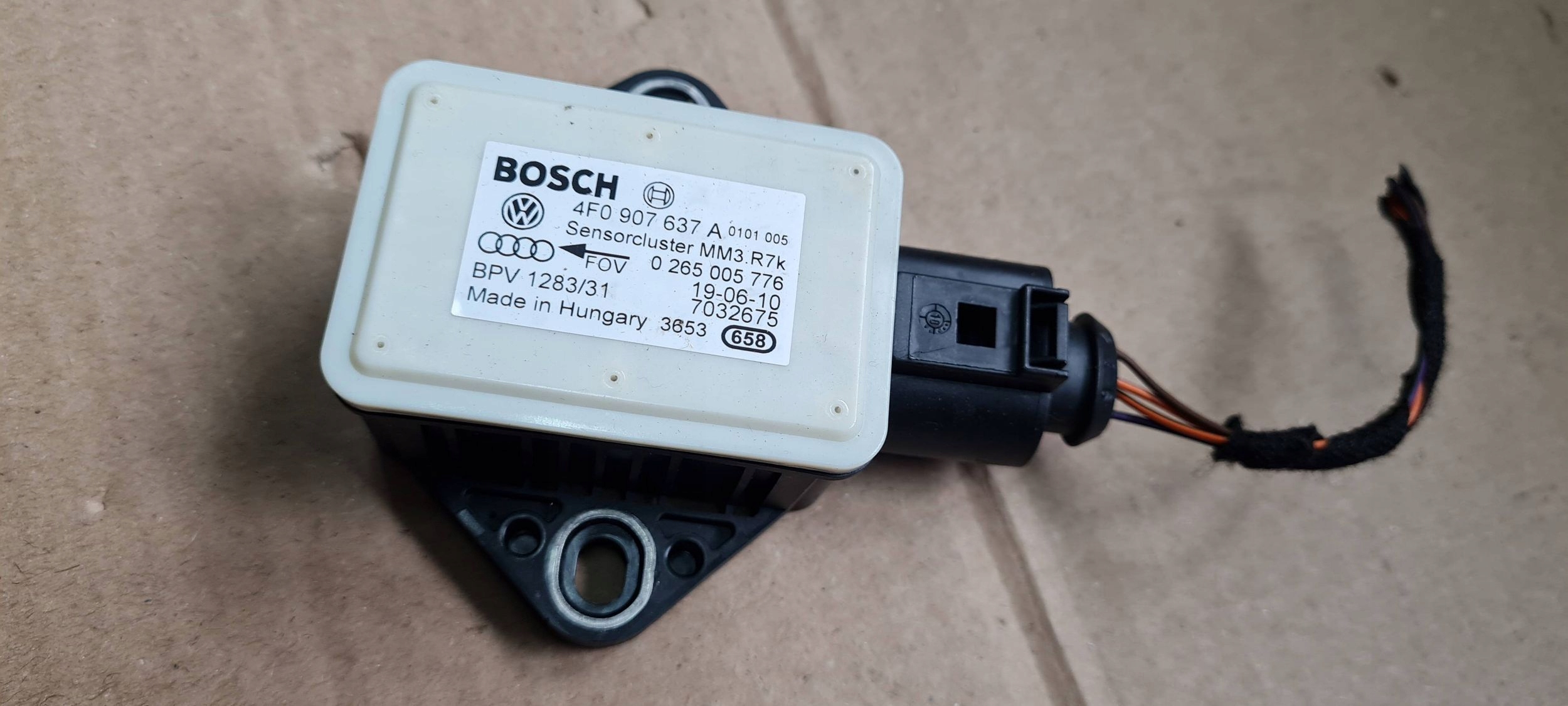 A6 C6 LIFT module control unit ESP connecting spoiler 4F0907637A