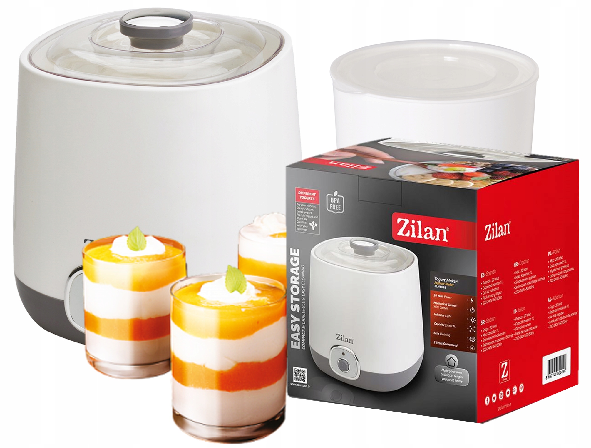 JOGURTOWNICA, AUTOMAT, 1000ML 20W Marka Zilan