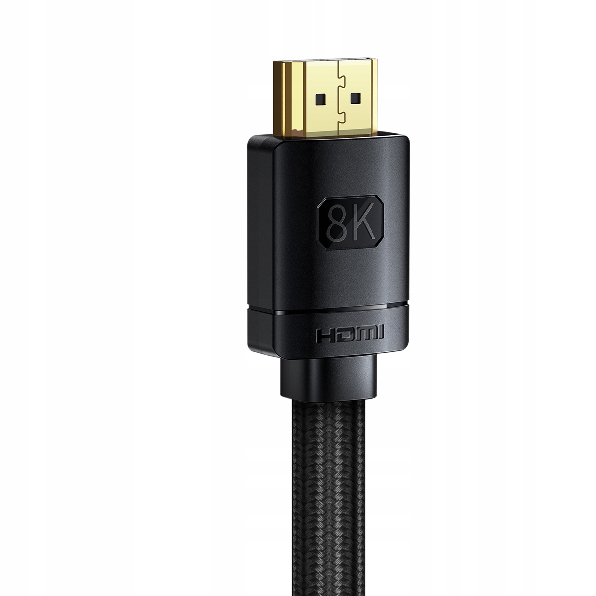 BASEUS MOCNY KABEL PRZEWÓD HDMI 2.1 8K 60HZ UHD 4K 120 HZ 3D HDR 48 GBPS 1M Długość kabla 1 m