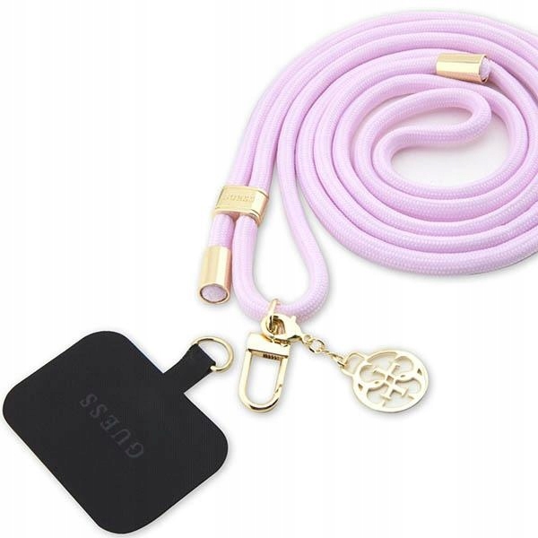 Guess GUOUCNMG4EU Universal Cbdy Cord pásek lila/lila Nylon 4G Metal Cha