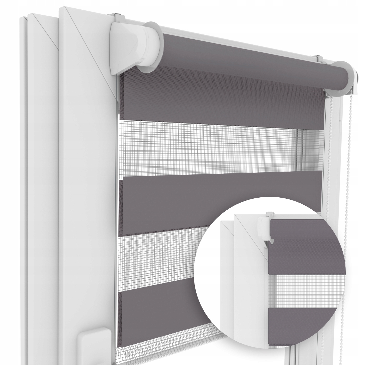 ROLETA DZIEŃ NOC LUX 100x150 NA WYMIAR KOLORY Długość 150 cm