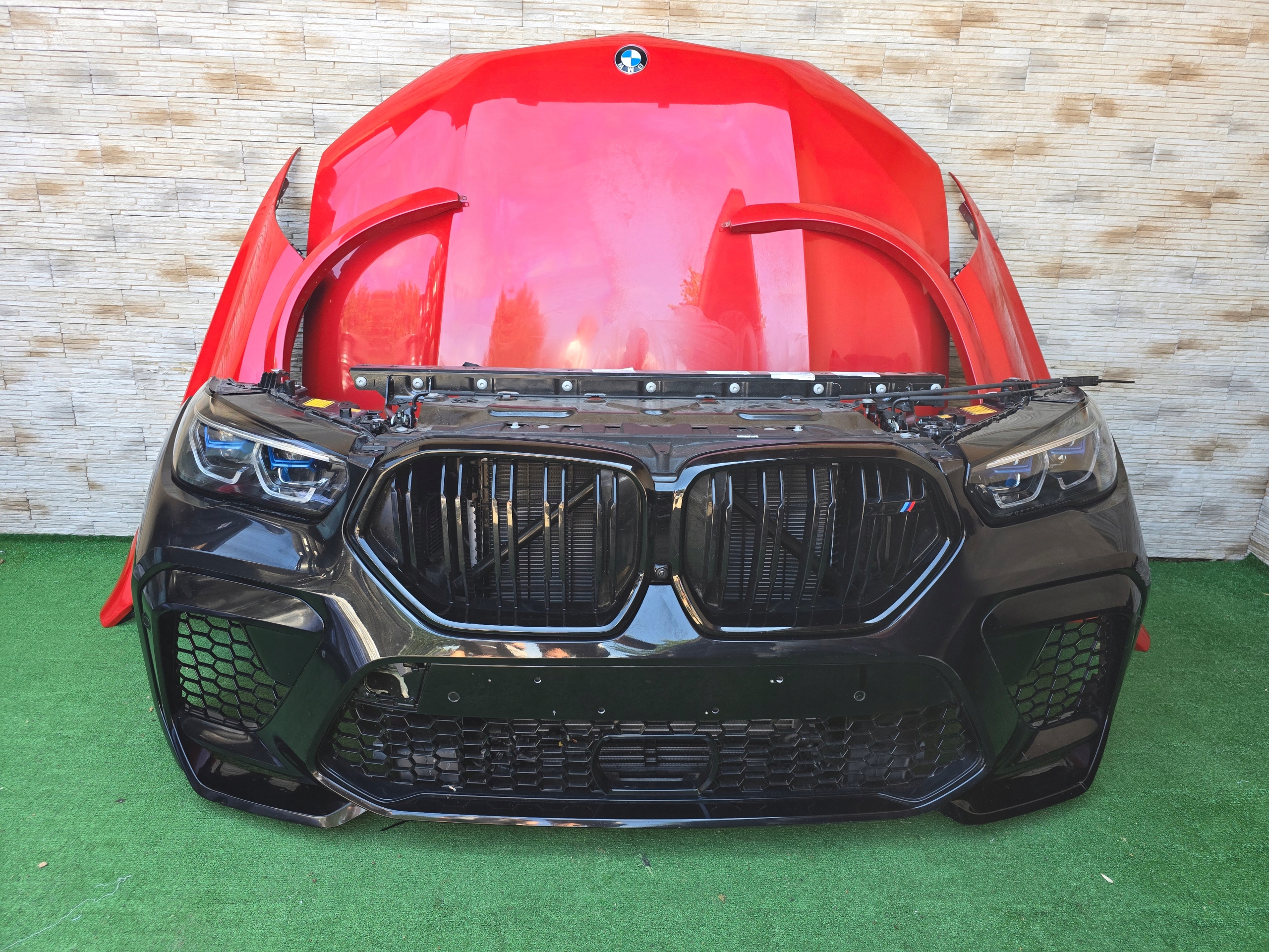 LAMPA LASER MASKA BŁOTNIKI ZDERZAK PAS CHŁODNICE X6M F96