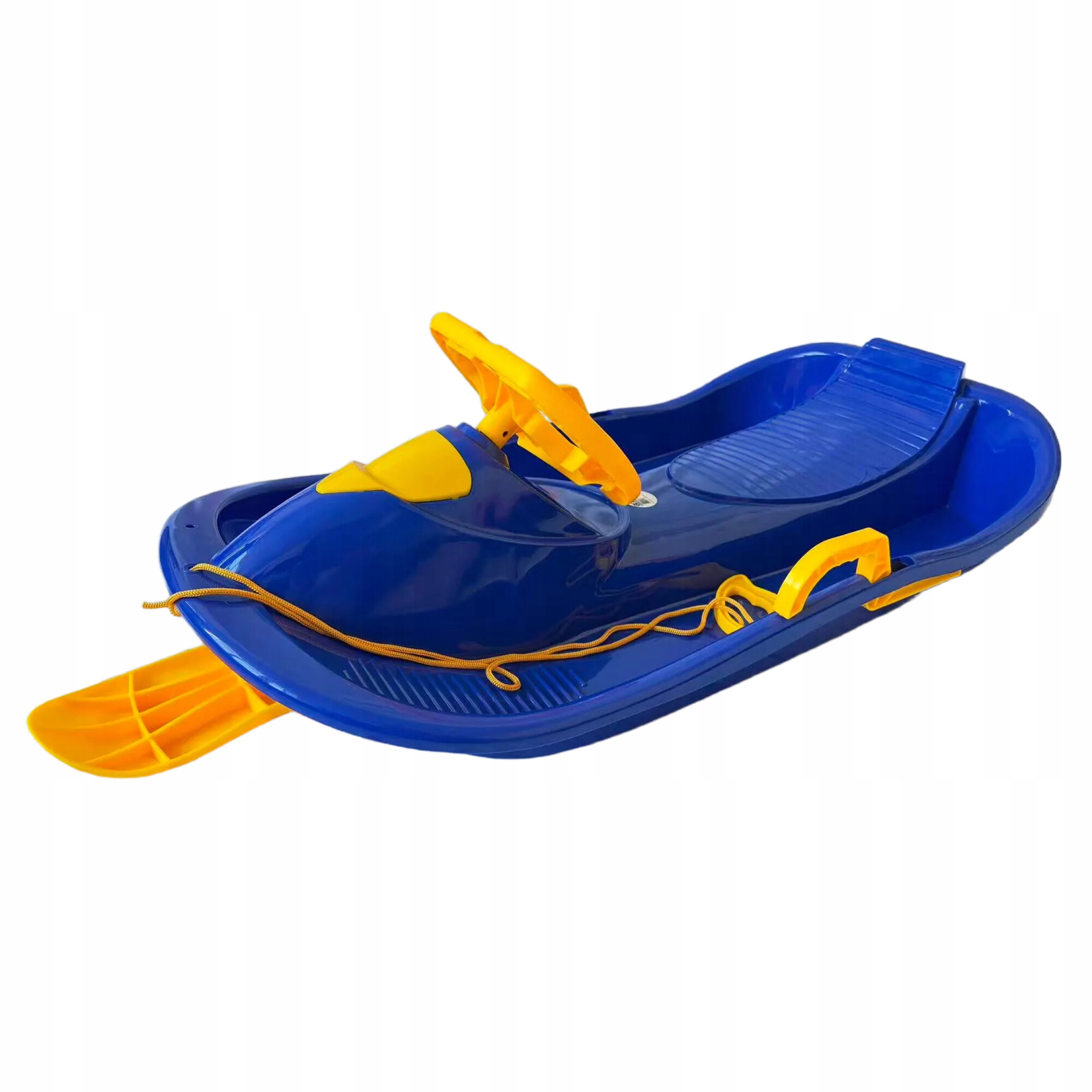 Sanki Ślizg z podparciem Tworzywo sztuczne kolor niebieski dla dzieci Aga