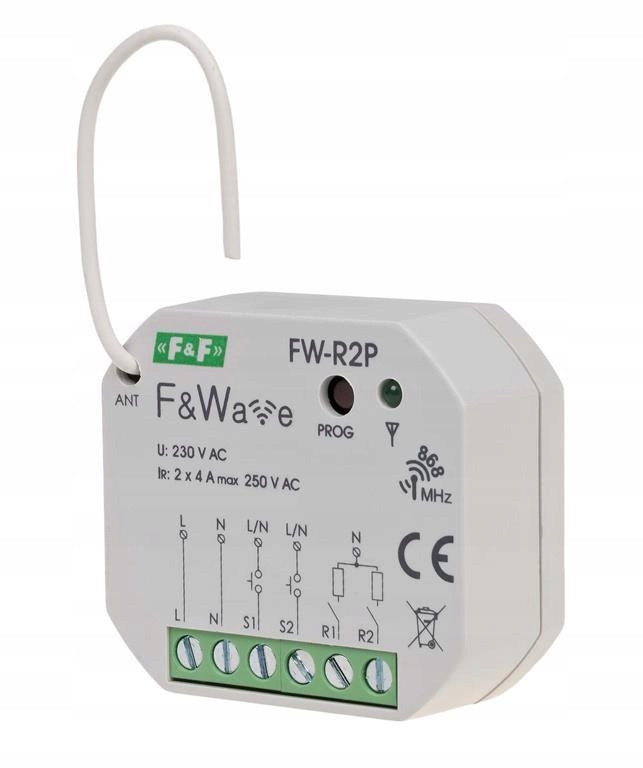 F&Wave dvojitý bistabilní relé FW-R2P