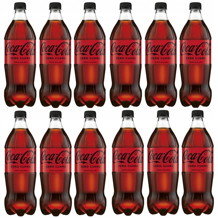 12x 850ml Coca Cola Zero bez cukru Zgrzewka
