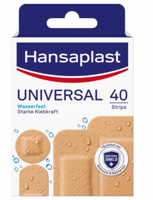 

Hansaplast, Uniwersalne plastry, 40 sztuk