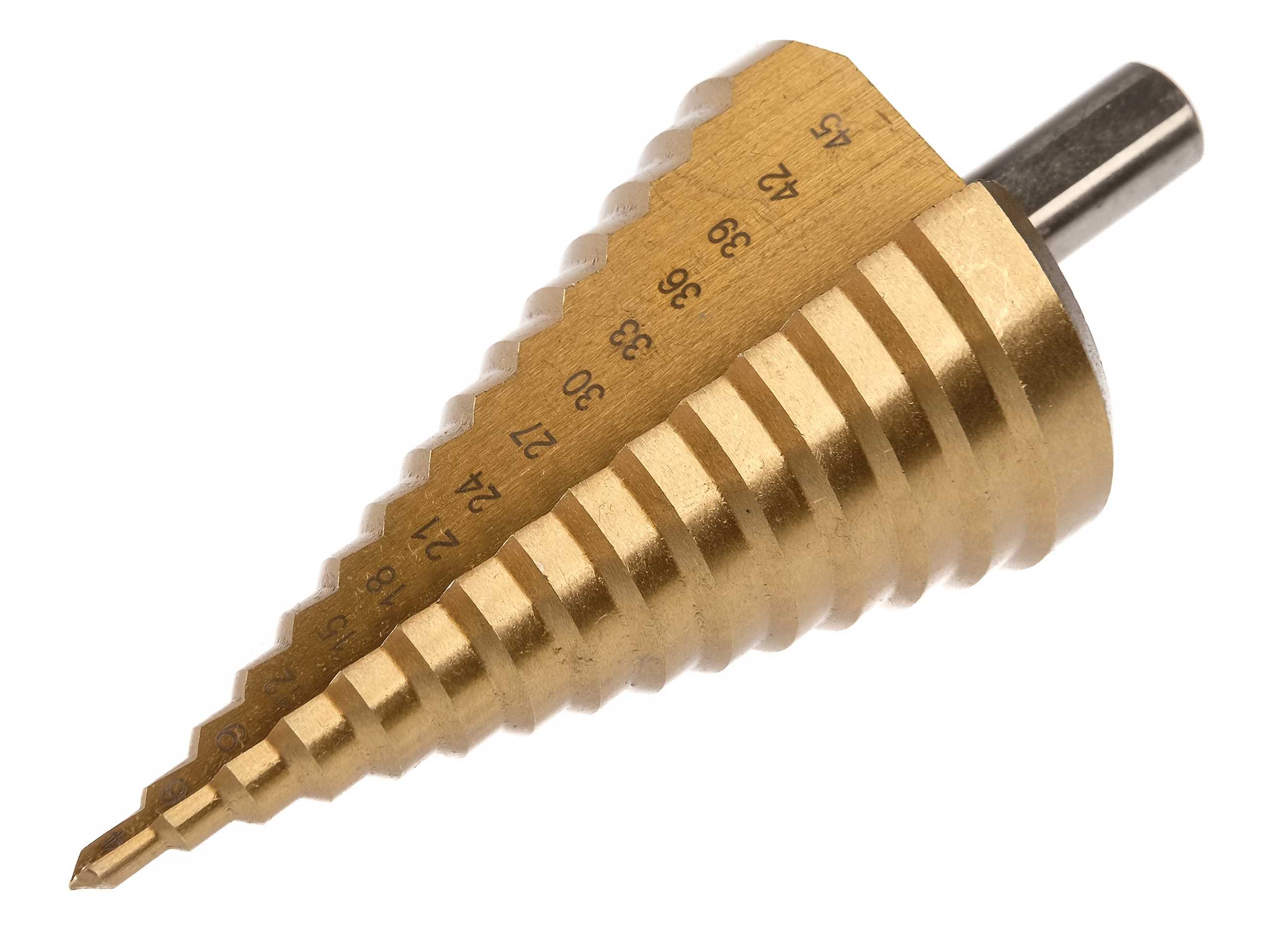 WIERTŁO STOŻKOWE STOPNIOWE CHOINKOWE 4-45MM EAN (GTIN) 5907737321024