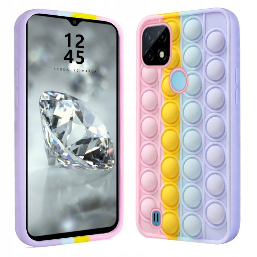 

Bubble Pop It Case Etui Do Realme C21 Szkło