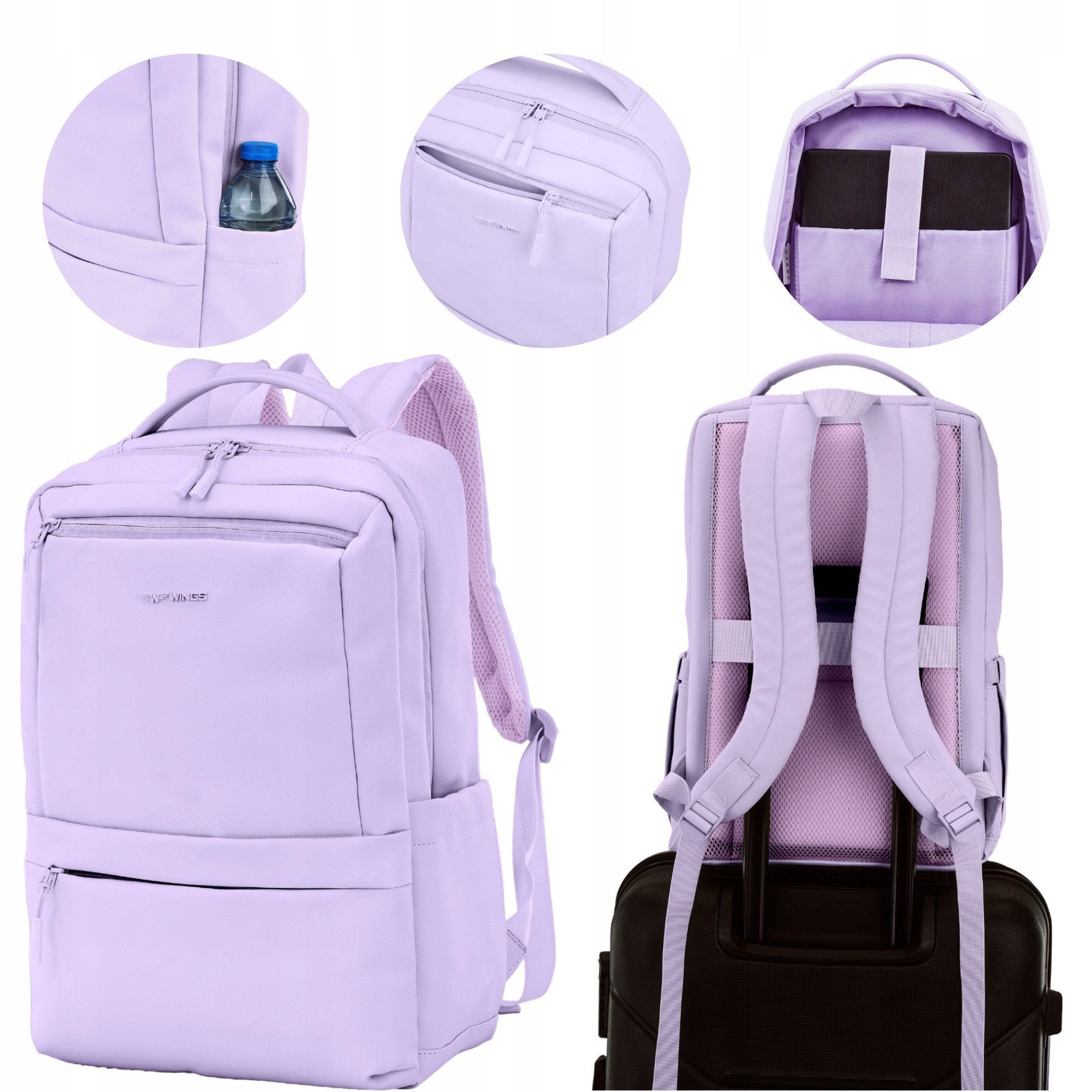 Plecak kabinowy Wings bagaż podręczny 20L do samolotu Ryanair i Wizz Air