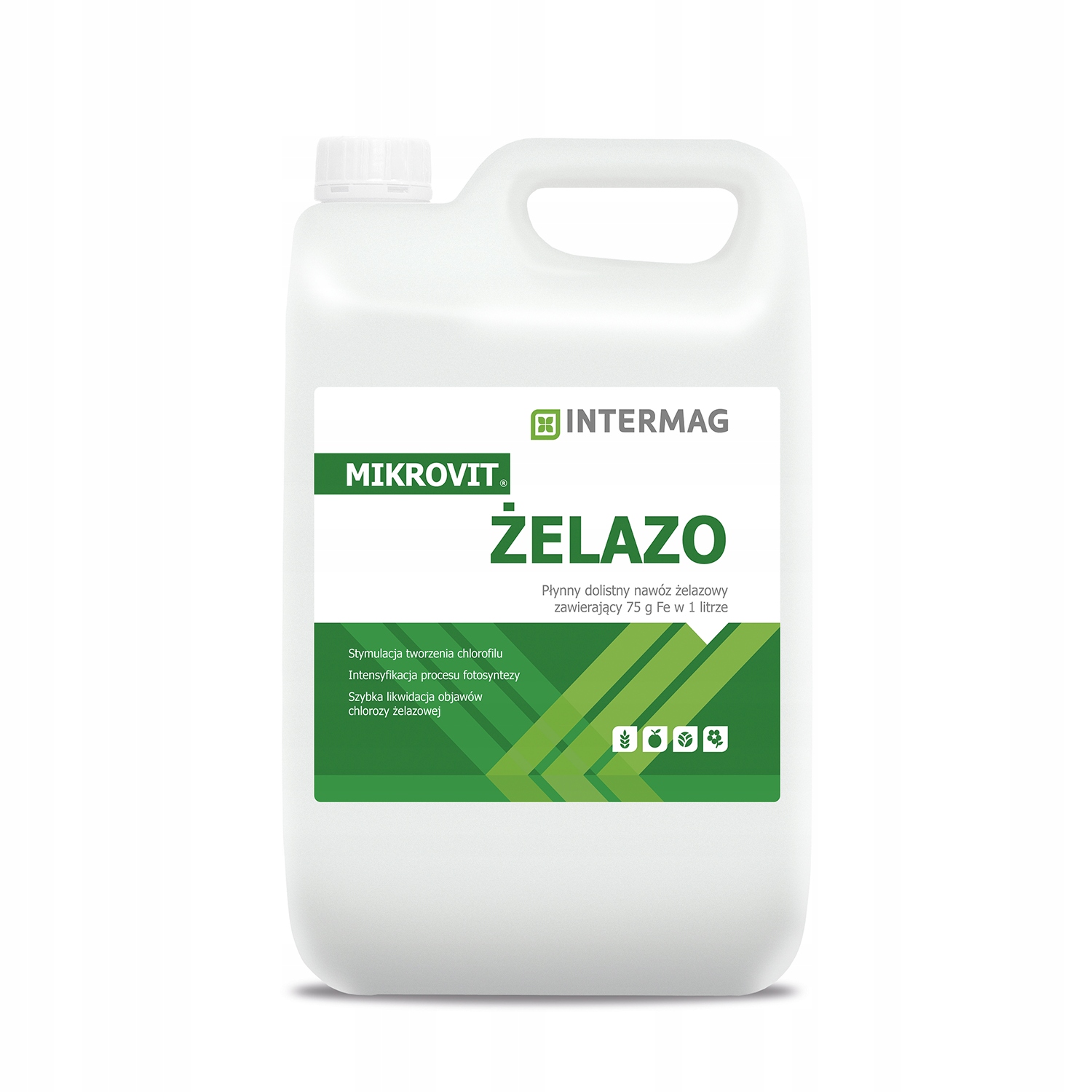 

Mikrovit Fe 75 Żelazo 5L Intermag Nawóz dolistny