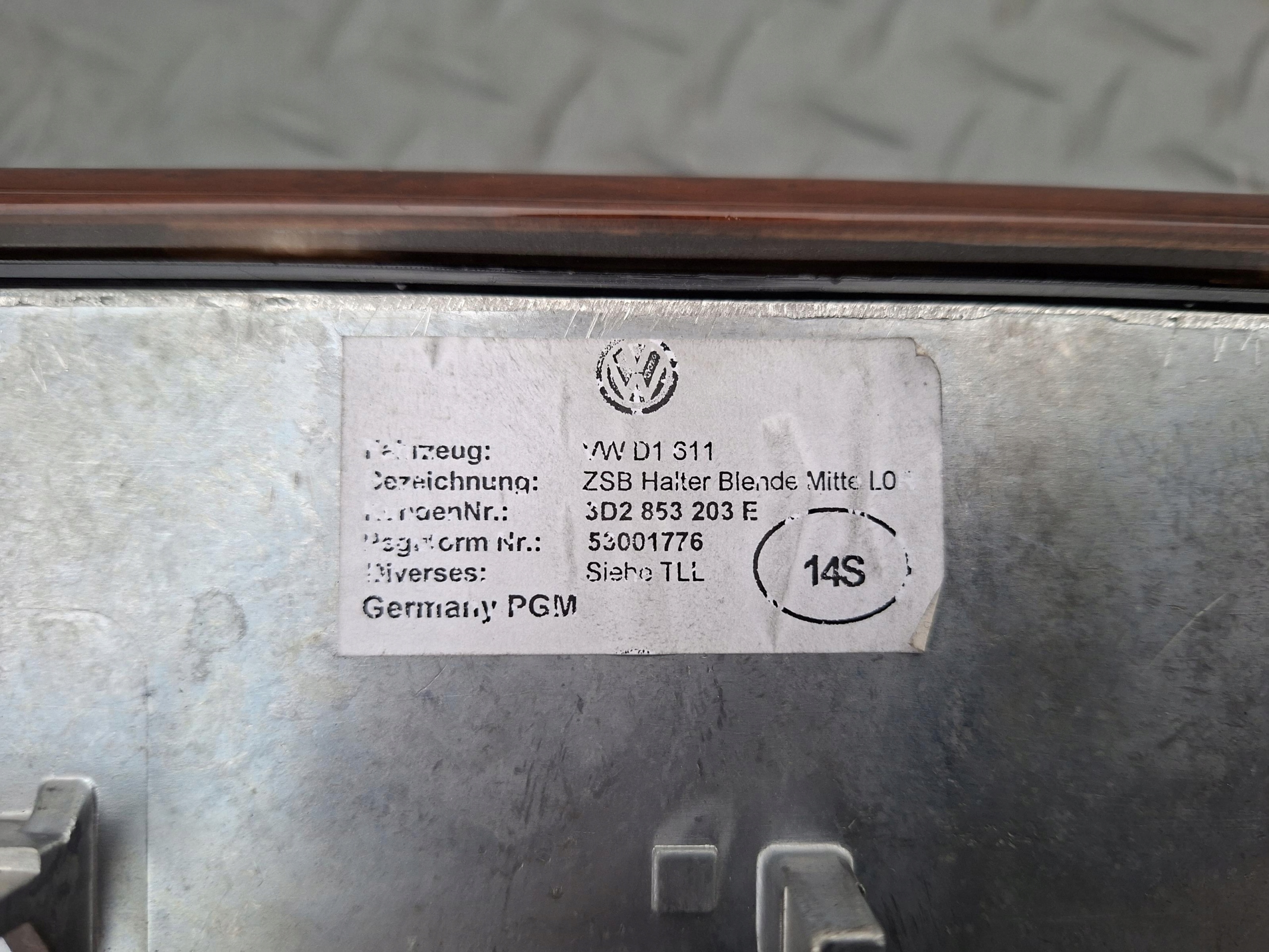 grid air conditioning devices central clock 3D0919204C 3D2853203E VW PHAETON LIFT