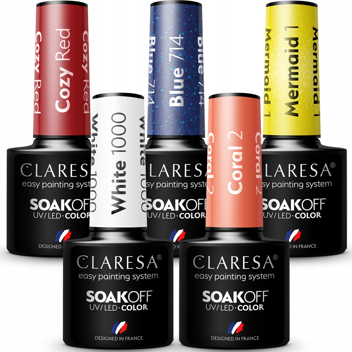 

3+2 Claresa Lakier Hybrydowy Uvled Lakiery