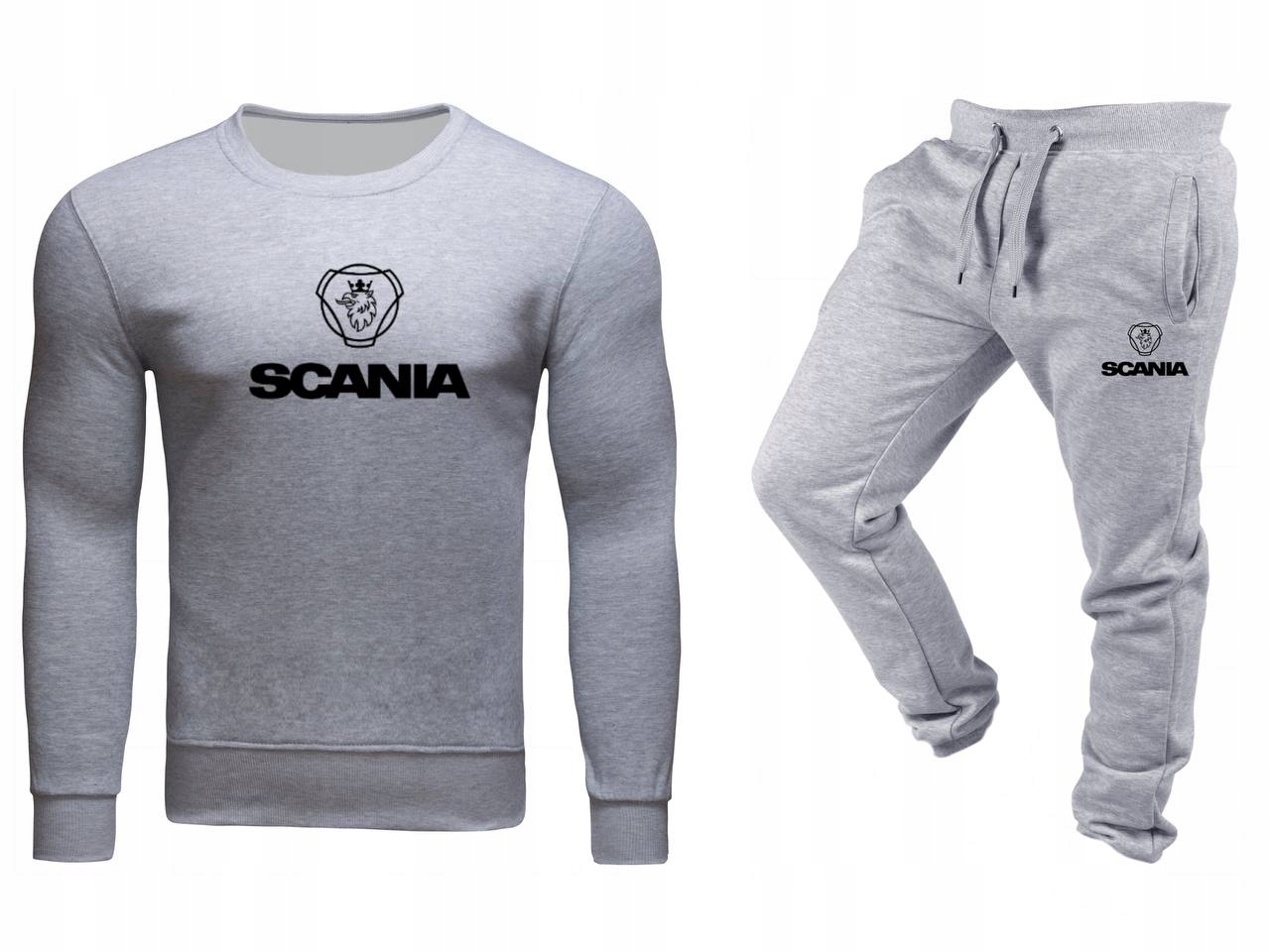 Tepláková Souprava Teplákovka Bez Kapuce Scania Šedá XL