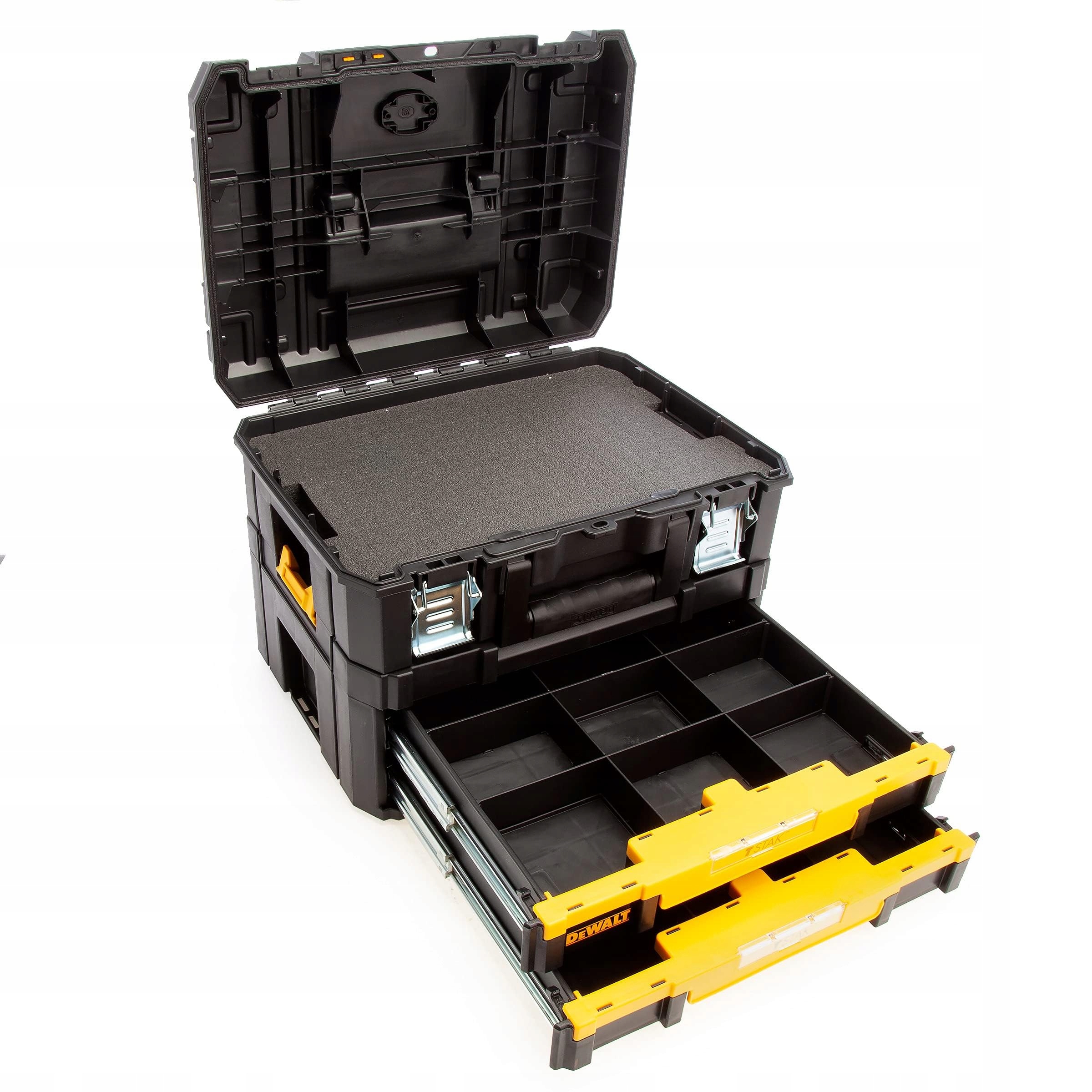 DEWALT Zestaw Skrzyń T STAK DWST83395-1 IP54 Pianka Metalowe Zapięcia — miniatura 3