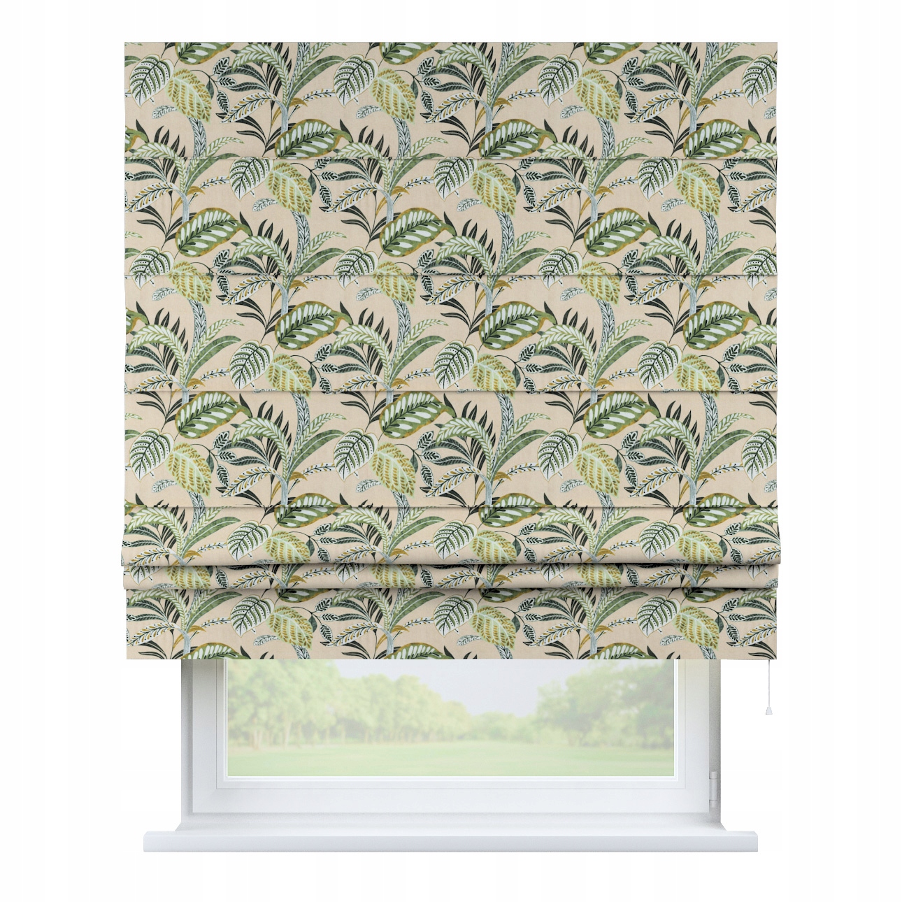 Hotová římská roleta Padva 130 x 170 cm zelená