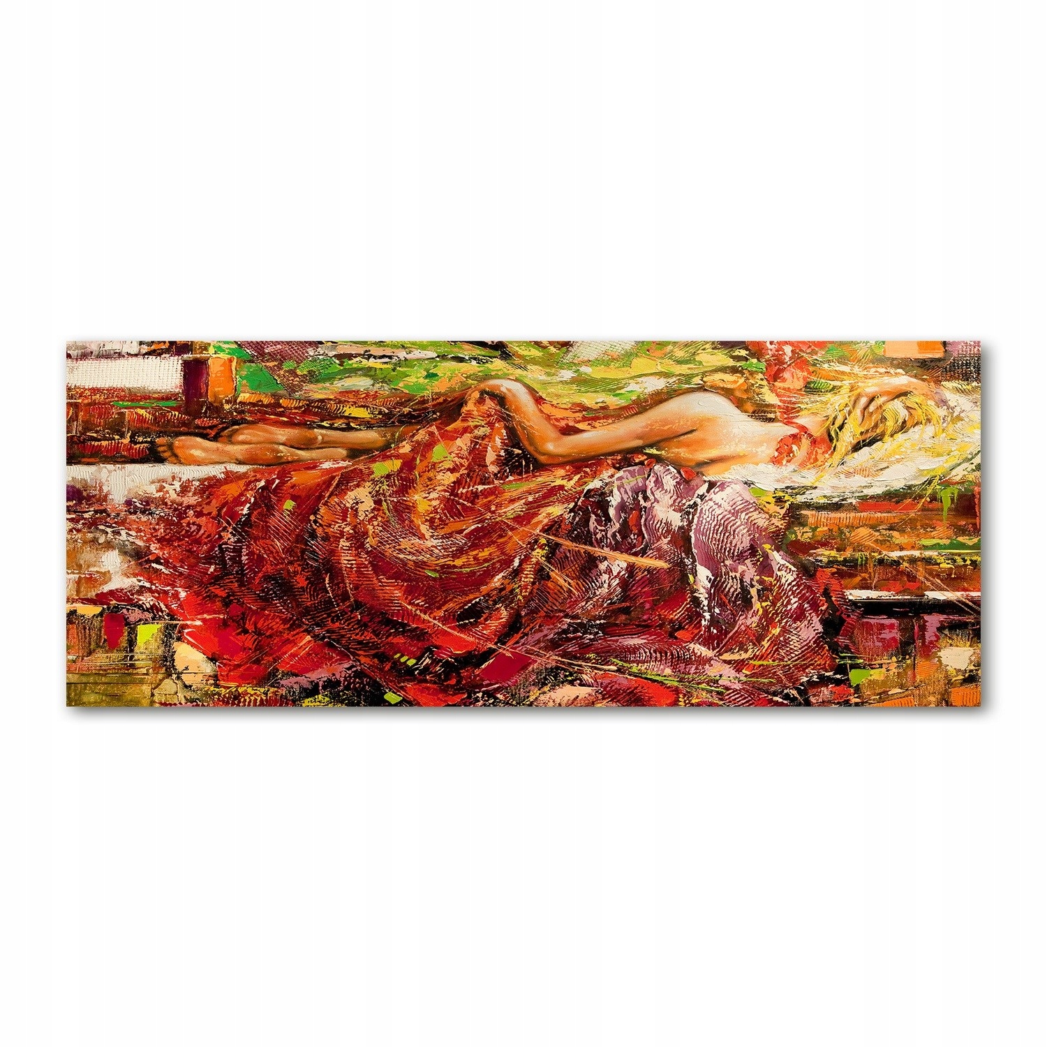 

Foto obraz akryl zdjęcie Śpiąca kobieta 125x50 cm