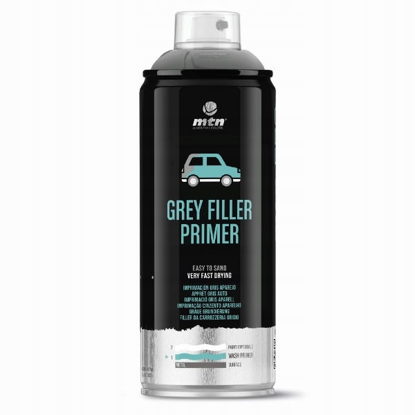 mtn Podkład Wypełniający Primer Filler szary można szlifować